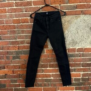 Women's Black Jeans— GAP high rise skinny 27 R